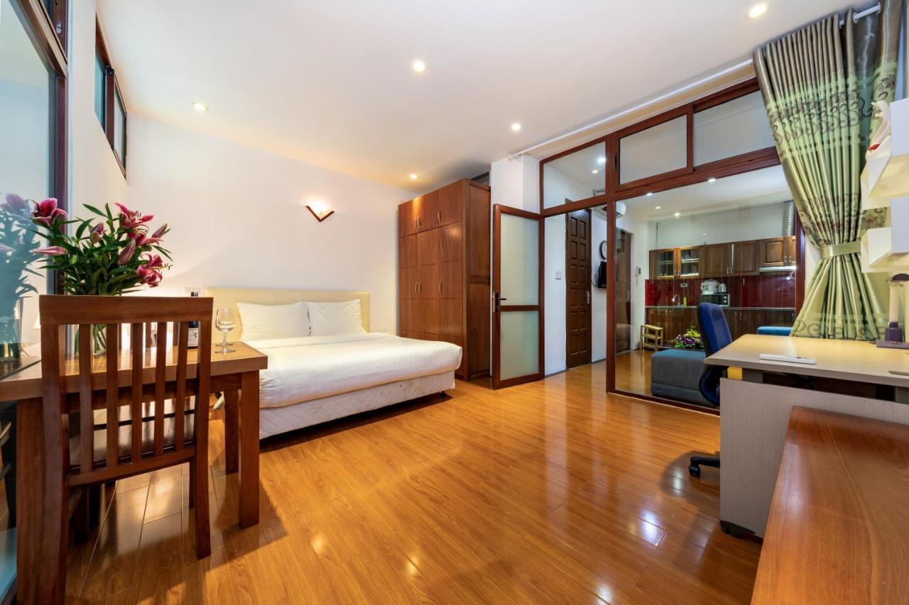 Hoa Giang Serviced Apartmentハノイ市 エクステリア 写真