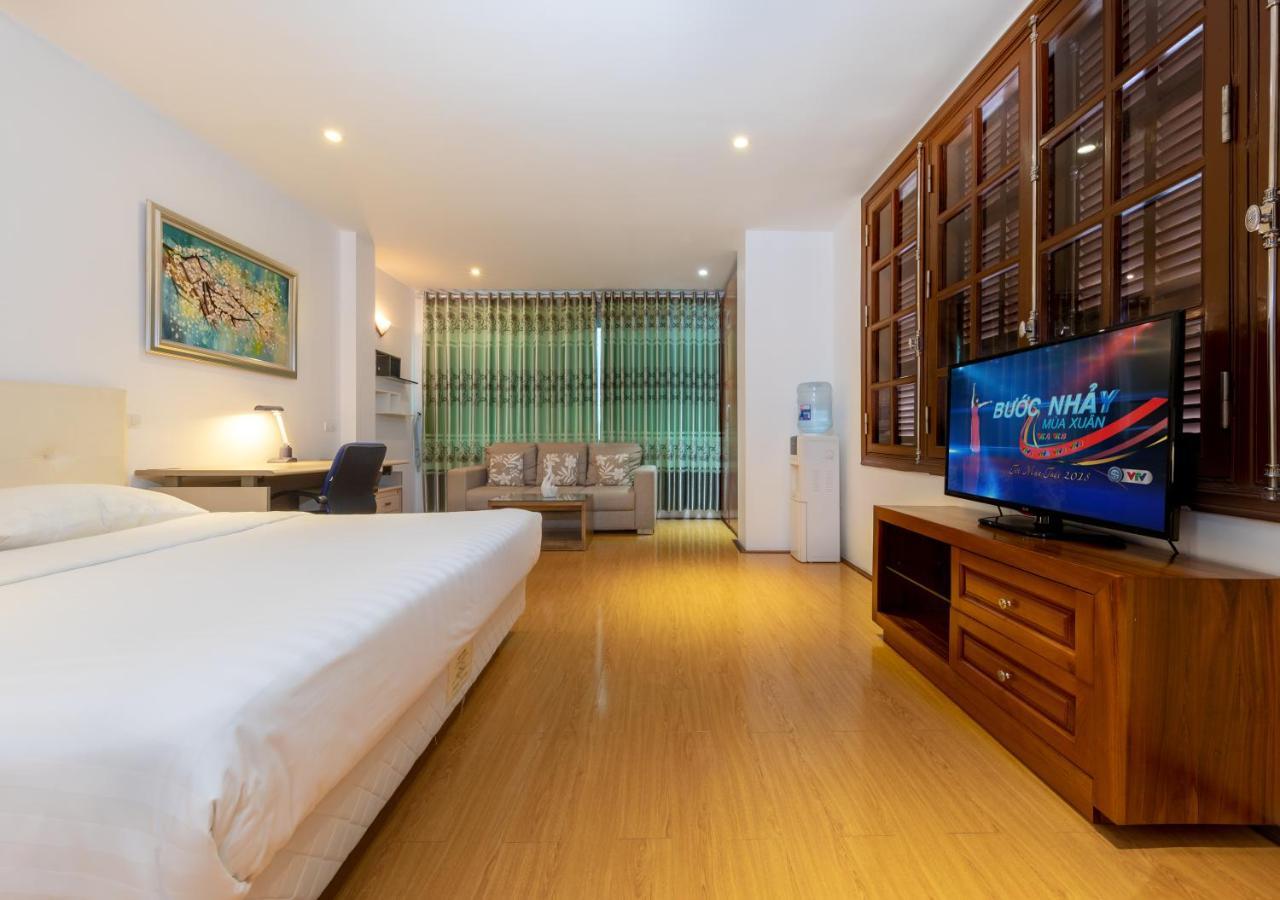 Hoa Giang Serviced Apartmentハノイ市 エクステリア 写真